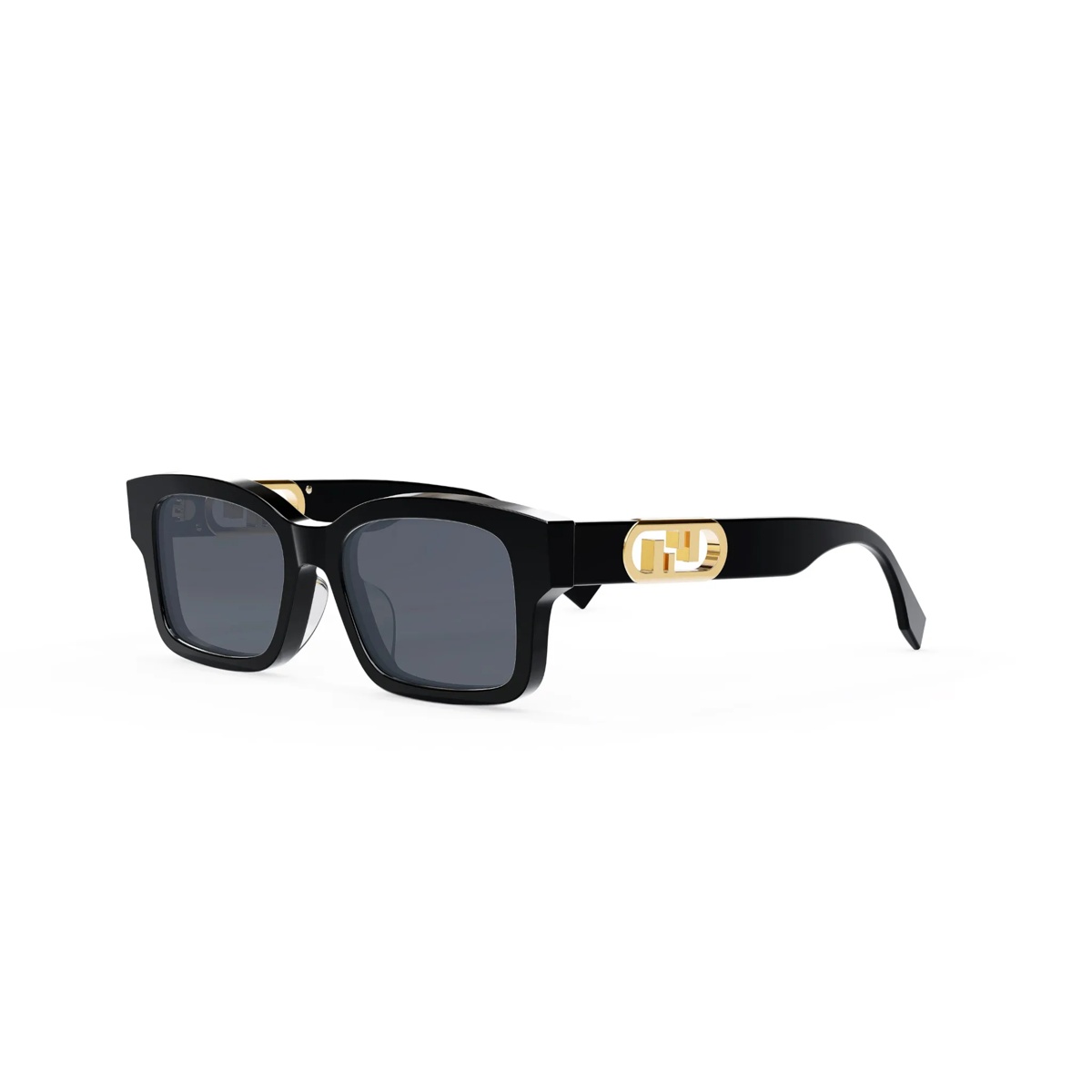 Occhiali da Sole Fendi FE40050F Donna Neri O'Lock Lenti Blu