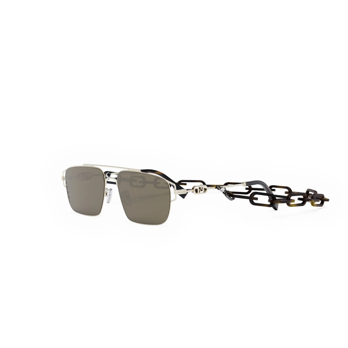 Occhiali da Sole Fendi Uomo O'Lock FE40090U-Y Oro | Lenti Marroni