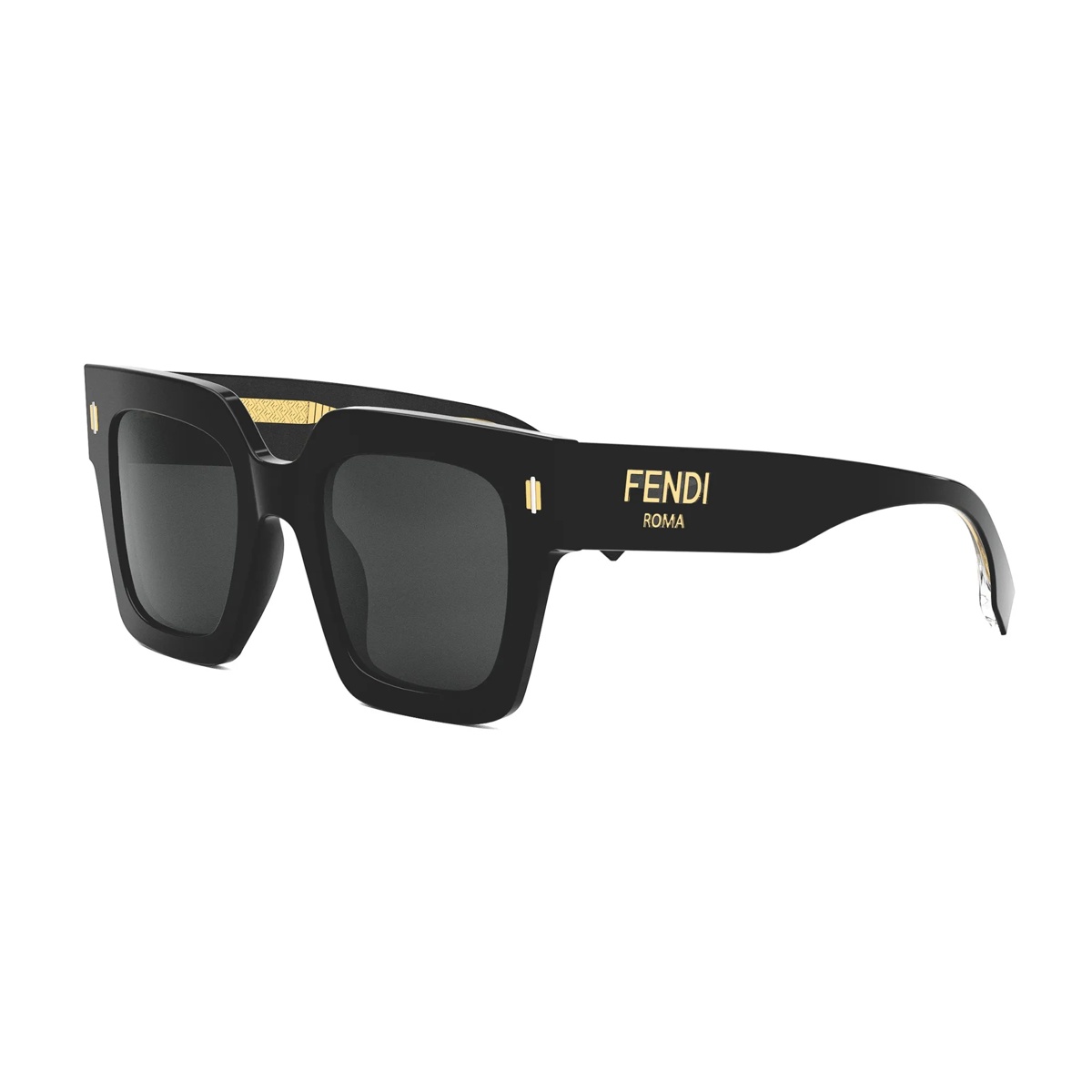 Occhiali da Sole Fendi Roma Donna FE40101I Nero Lucido