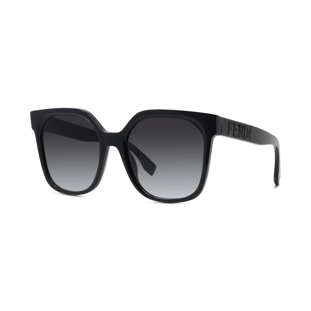 Occhiali da Sole Fendi Neri Donna FE40007I LETTERING | Acetato Lucido