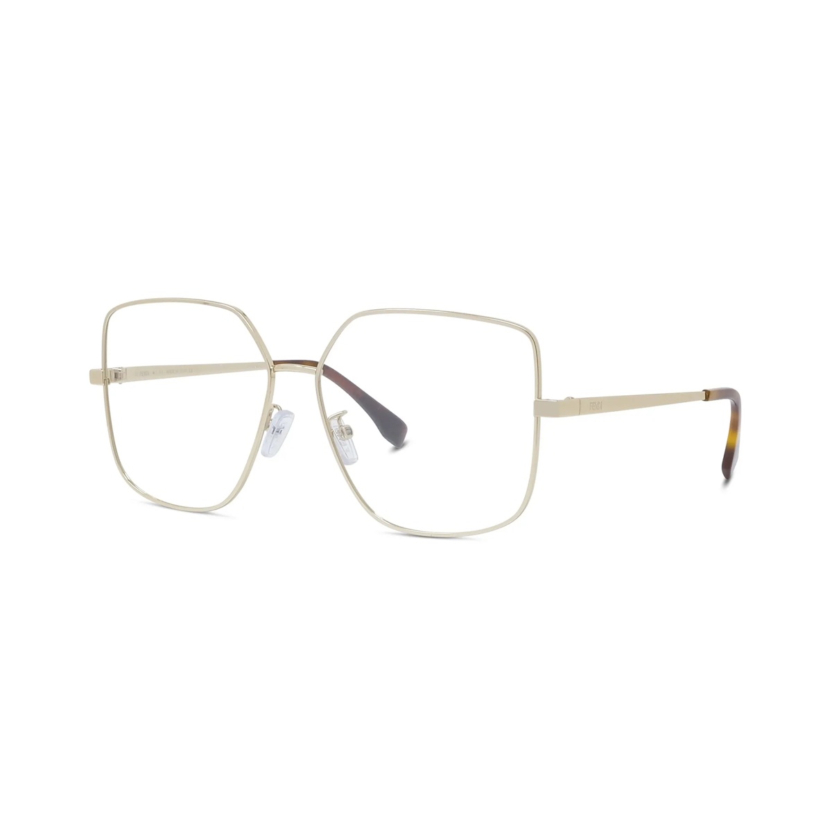 Occhiali da Vista Fendi Donna FE50009U Stripes Oro Originali